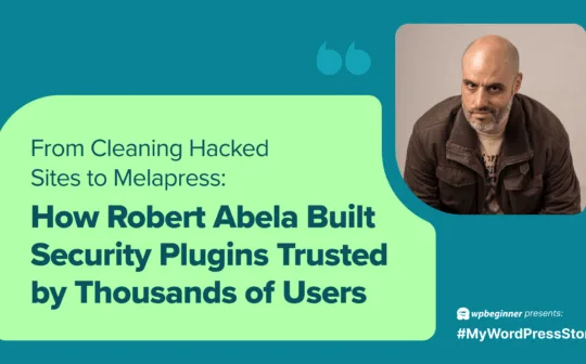 How Robert Abela Built Security Plugins Trusted by Thousands of Users