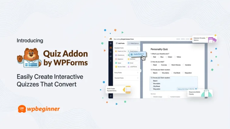 [NEW] WPForms Quiz Addon: Easily Build Interactive Quizzes