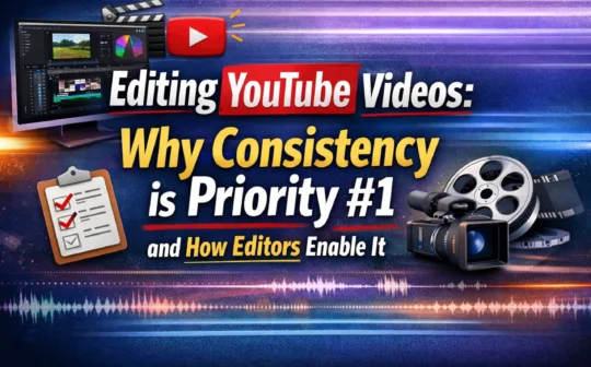 Editing YouTube Videos: Why Consistency is priority #1 and How Editors Enable It