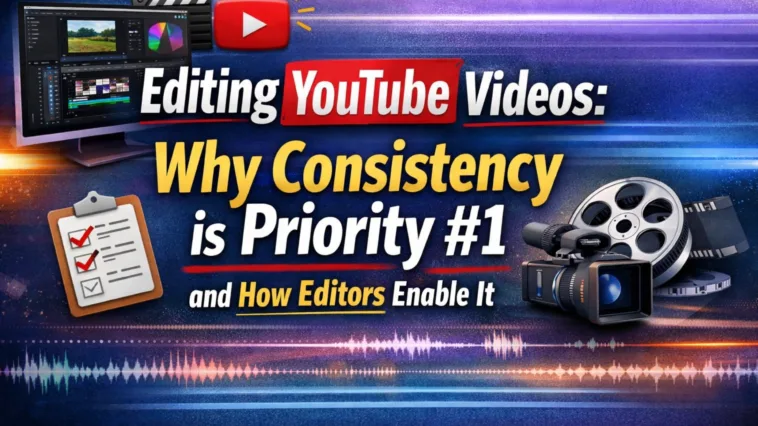 Editing YouTube Videos: Why Consistency is priority #1 and How Editors Enable It