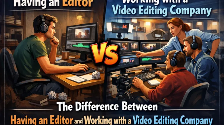 The Difference Between Having an Editor and Working with a Video Editing Company
