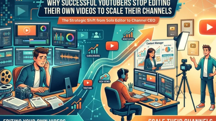 Why Successful YouTubers Stop Editing Their Own Videos to Scale Their Channels